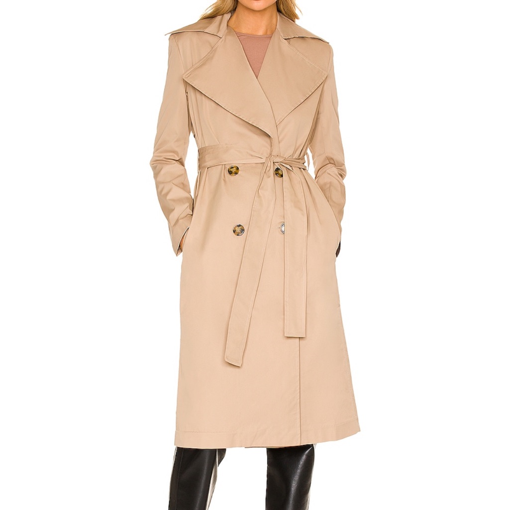Bardot “The Classic” Beige Trench Coat- Size 8
